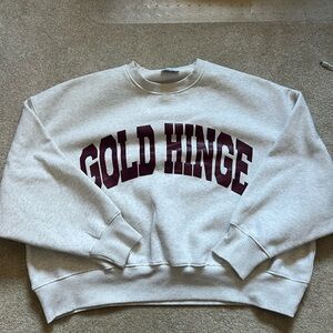 Gold Hinge Gray Sweatshirt